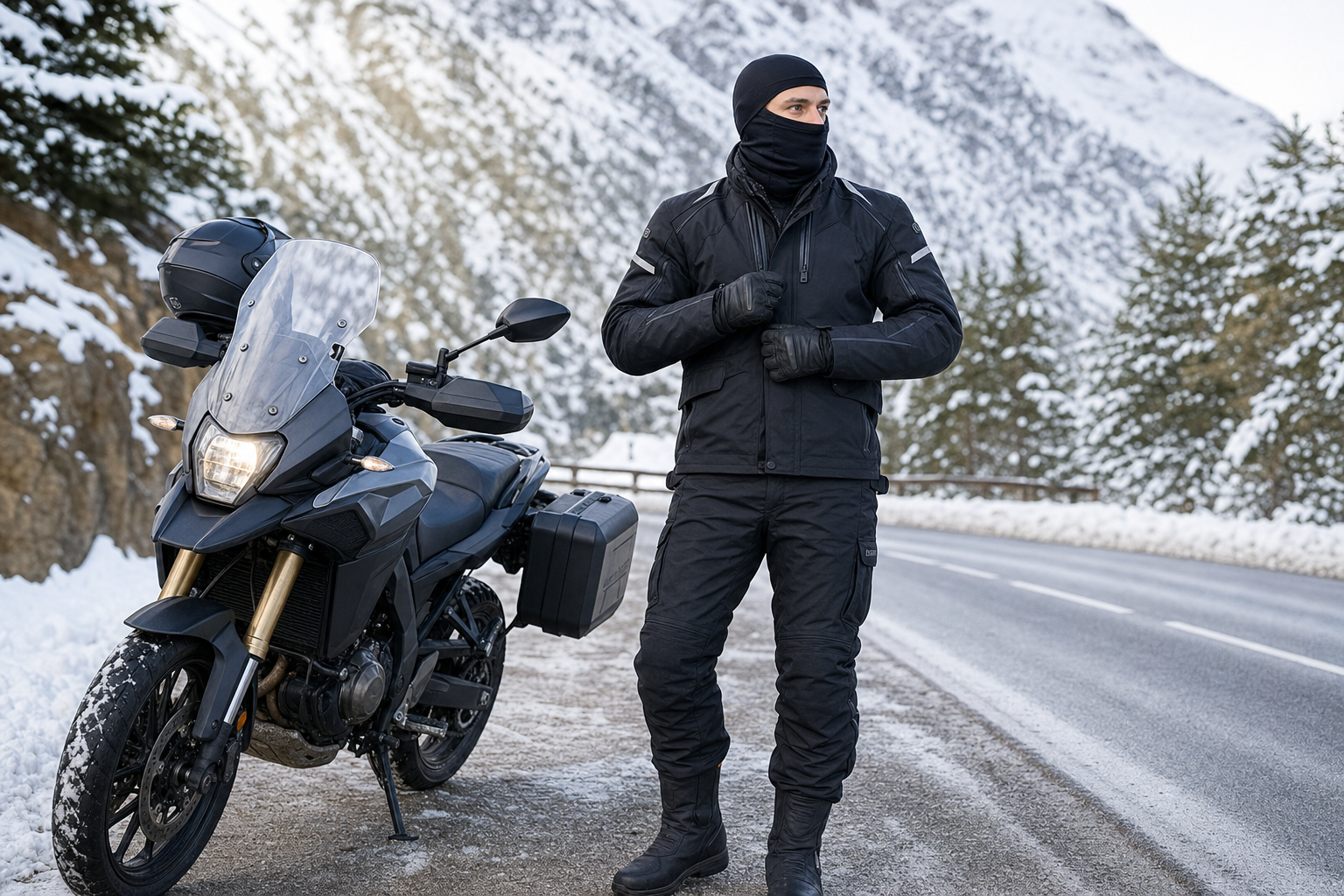 quelles tenues porter pour le motard en hivers