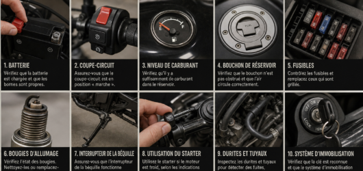 Moto qui ne démarre pas : 10 causes à vérifier avant d’appeler un dépanneur