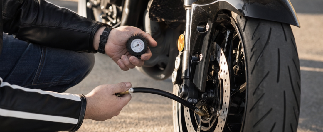 Quelle pression de pneus pour une moto ? Guide complet et erreurs à éviter