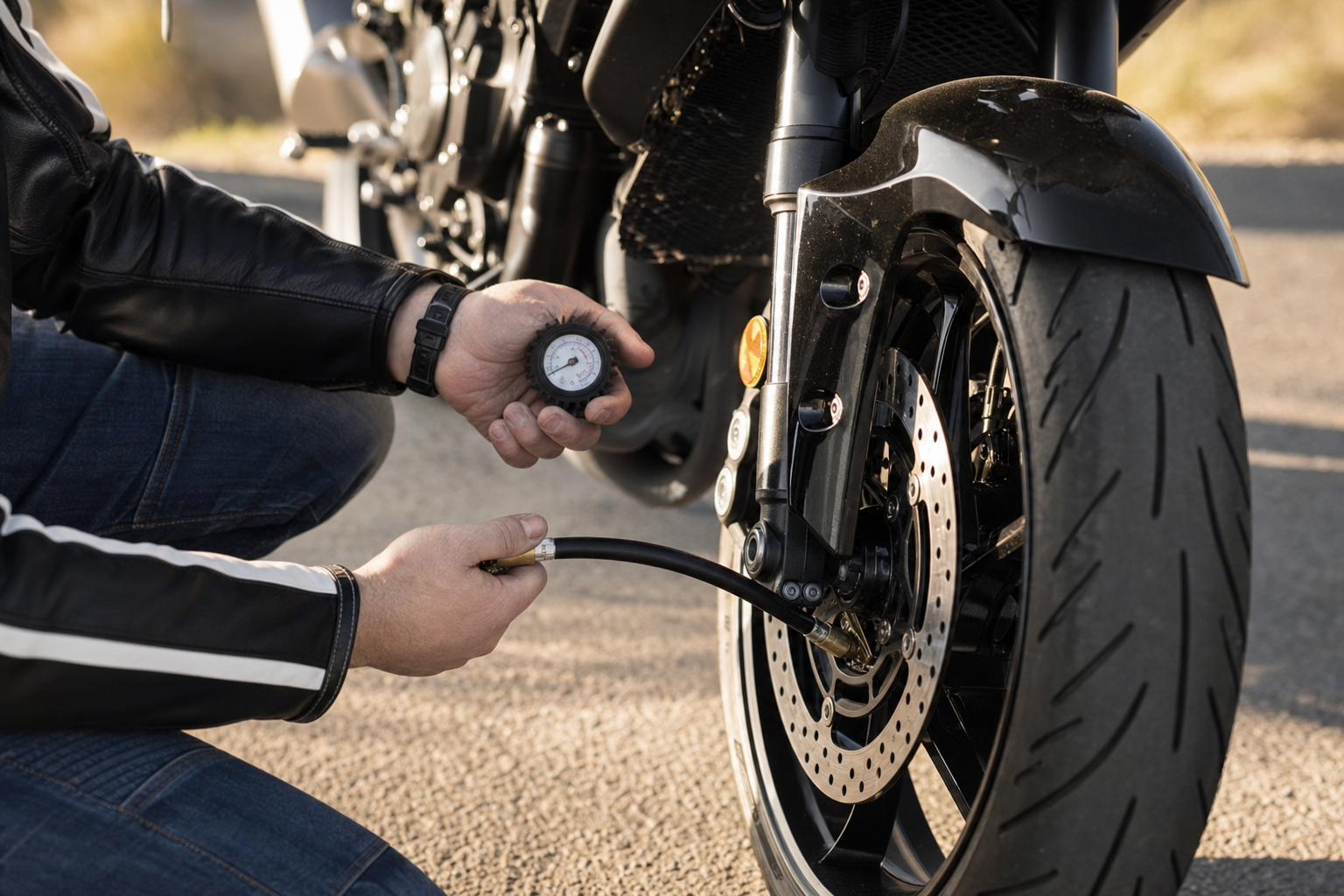 Quelle pression de pneus pour une moto ? Guide complet et erreurs à éviter